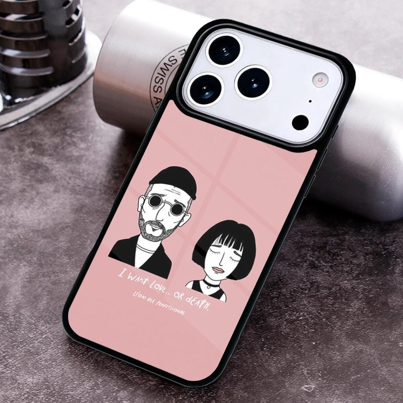 

Leon And Matilda Phone Case for iPhone 17 16 15 Pro Max Air 14 13 12 11 Plus Shockproof Capa Cover iPhone17 Pro