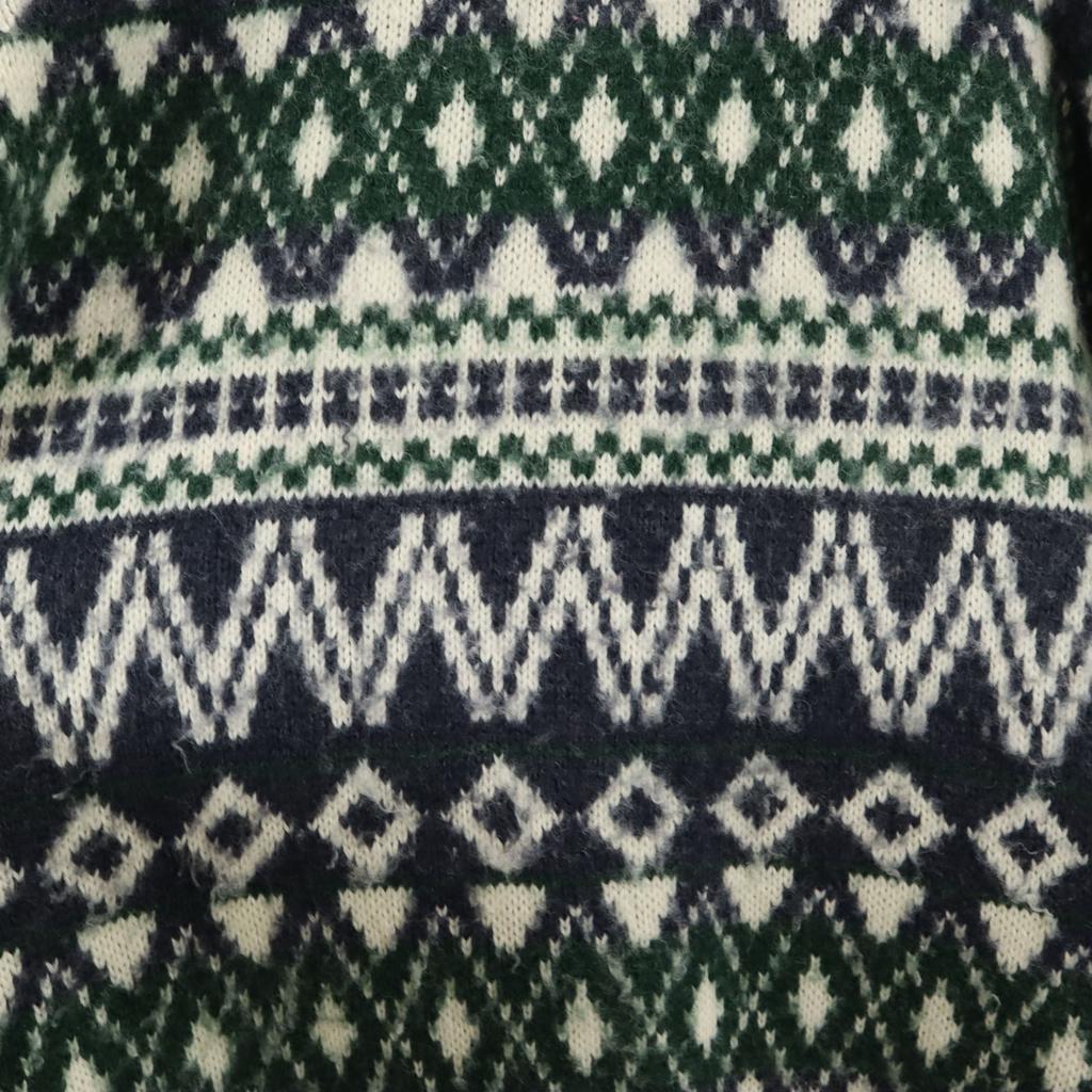 ARROW SPORT 80er 90er Altes Fair Isle Muster Langarmpullover M Strick Herren Gebraucht
