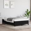 347052 vidaXL Bed Frames Black 120x200 Cm Fabric