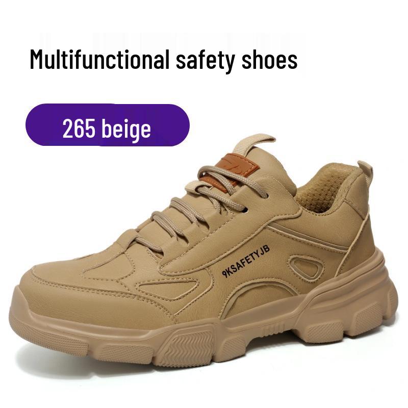 

All-Season Lightweight Microfiber Safety Shoes: Anti-Smash, Puncture-Resistant, Comfortable, Long-Standing Protection