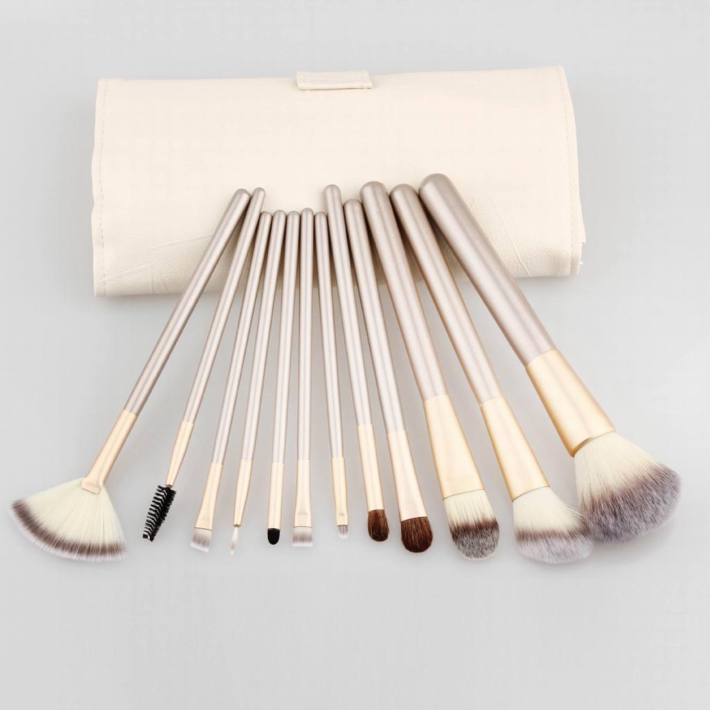 12Pcs Makeup Brush Set Synthetic Foundation Powder Blush Eyeliner Pincel Maquiagem