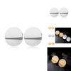 Chic Versatile Round Earrings For Women Trendy Foldable Design Perfect Gift