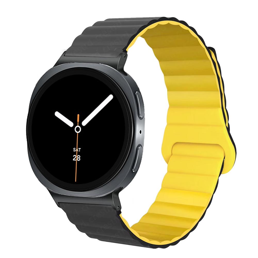 Magnetic Band For Samsung Galaxy watch 8/8 classic/ultra 44mm 40mm 46mm 47mm Silicone wrist bracelet correa Galaxy watch8 Strap