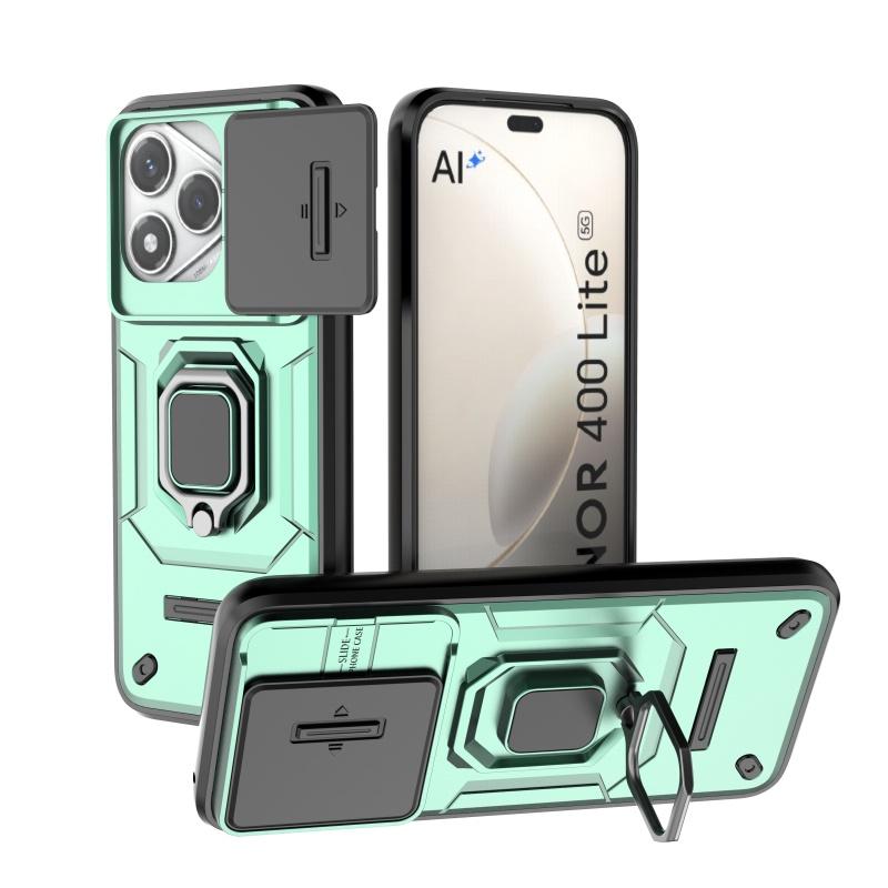 For Honor 400 Lite Case Cover Huawei Honor 400 Lite Capas PC Shockproof Bumper Lens Protective Ring Holder Fundas Honor 400 Lite
