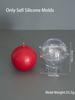 4-9cm Spherical Candle Acrylic Mold Home Decor DIY Ball Shape Crafts Wax Making Supplies Plastic Molds Kit Holiday Party Gifts
