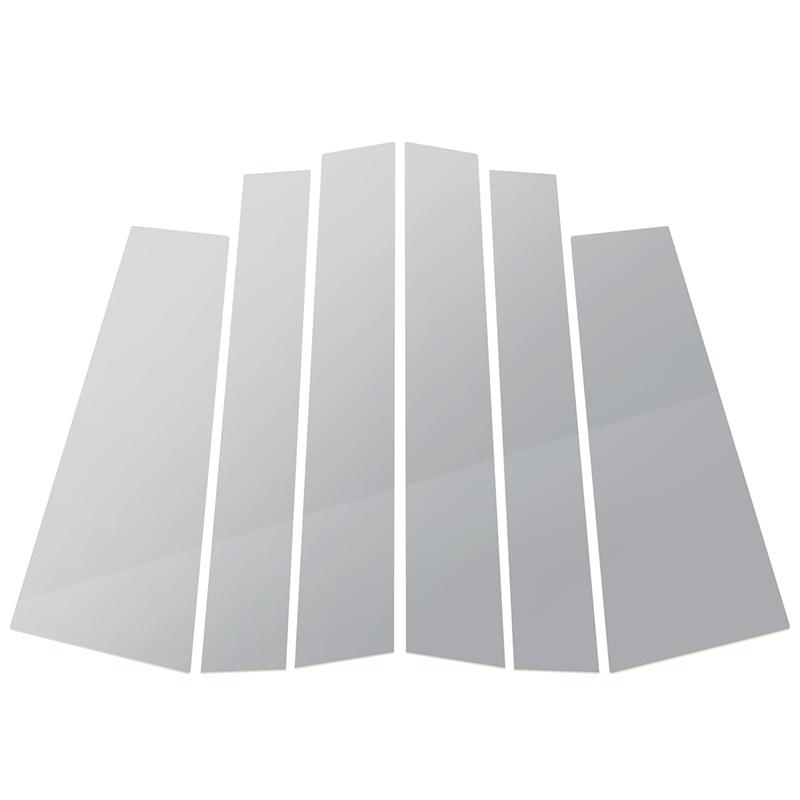 

Polycarbonate Car Door Window Column Pillar Post Cover Trim Chrome Plated Styling for Toyota Highlander Kluger 2014 2015 2016 2017 2018 2019