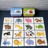 Montessori Peuter Puzzelkaarten Speelgoed Voor Kinderen 2 Jaar Legpuzzel Matching Spel Educatief Speelgoed Cartoon Vorm Cognitieve Training Cadeau
