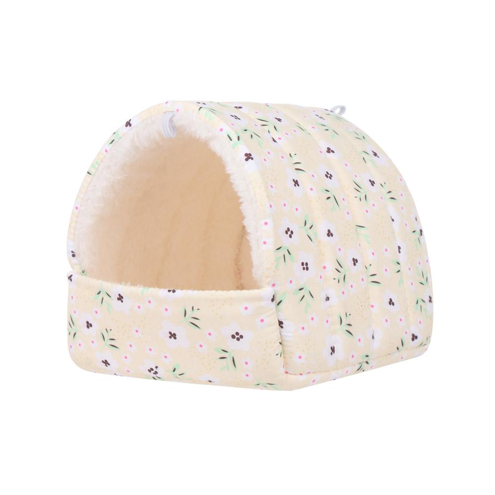 Hamsterhaus Warme Weiche Betten und Häuser Nagetierkäfig Bedruckte Hängematte für Ratten Baumwolle Meerschweinchen Hängekäfig Kleintier