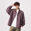 QOTRIOCK Men's Japanese Retro Embroidered Lapel Jacket