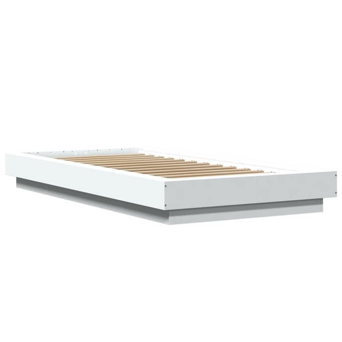 VidaXL Bed Frames White 90x200 Cm Engineered Wood, Bedroom Furniture, Bed Base, Pallet Bed, Bed, Bed 3281210