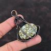 Copper Larimar Pendant Copper Wire Wrapped Gemstone Pendant Copper Jewelry Pendant For Women Handmade Pendant Larimar Jewelry Gift For Wife