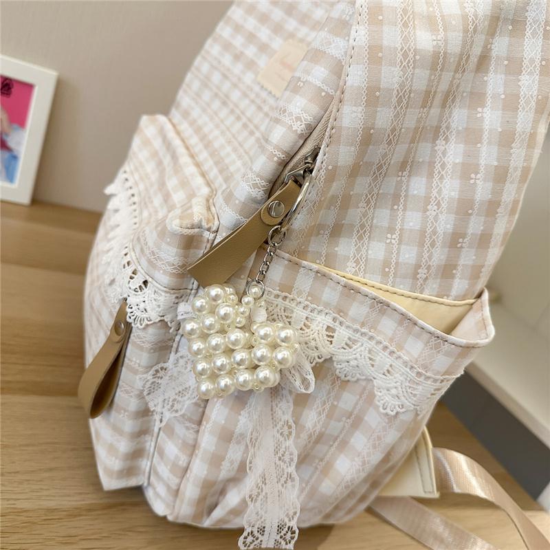 Mochila Escolar Xadrez para Estudantes Mochila Feminina