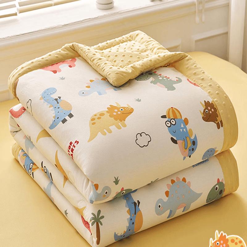 

LISM Dinosaur Adventure Doudourong Versatile Quilt