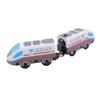 2pcs High Speed Locomotive Toys Battery Operated Automatic Train Toy Set for Boys Girls