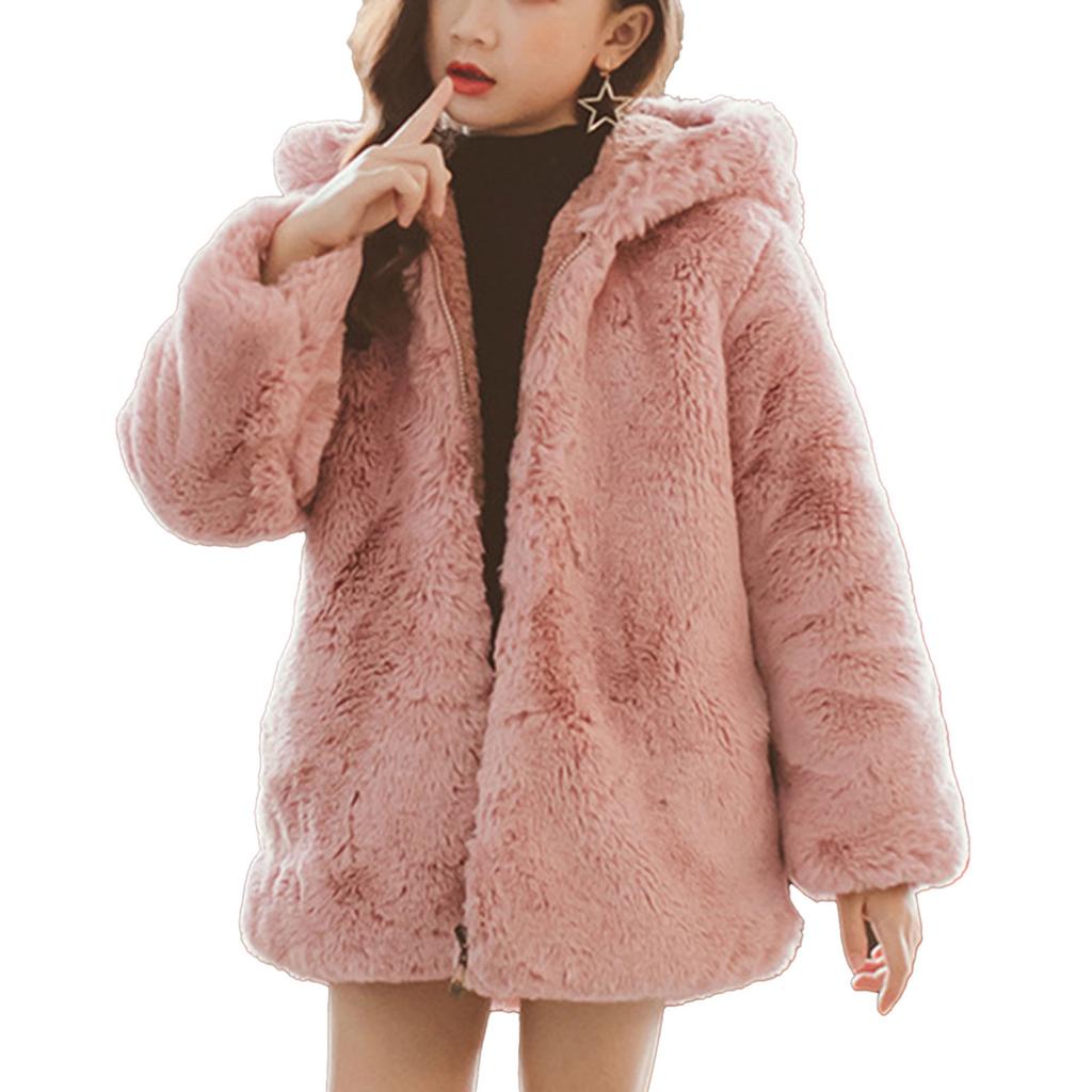 fluffy kids jacket