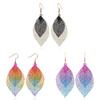 Set di 3 orecchini a goccia vuoti color caramella per donna Boho Etnico Lunghi Pendenti Statement Gioielli da Matrimonio