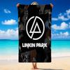 Linkin Park Print Microfiber Beach Towel Sand?Resistant Lightweight Towel For Swimming Outdoor Travel Use