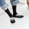 [BIARRITZ] 20 Colors Four Seasons Basic Plain Ribbed Socks Mid-Length Unisex_Barbie