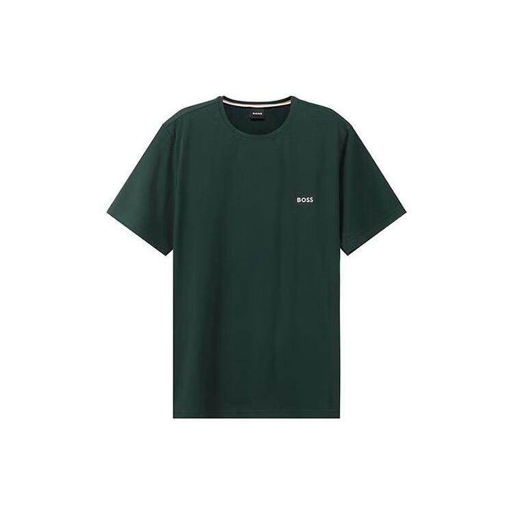 Hugo Boss Logo-embroidered Cotton T-shirt 50469605-343