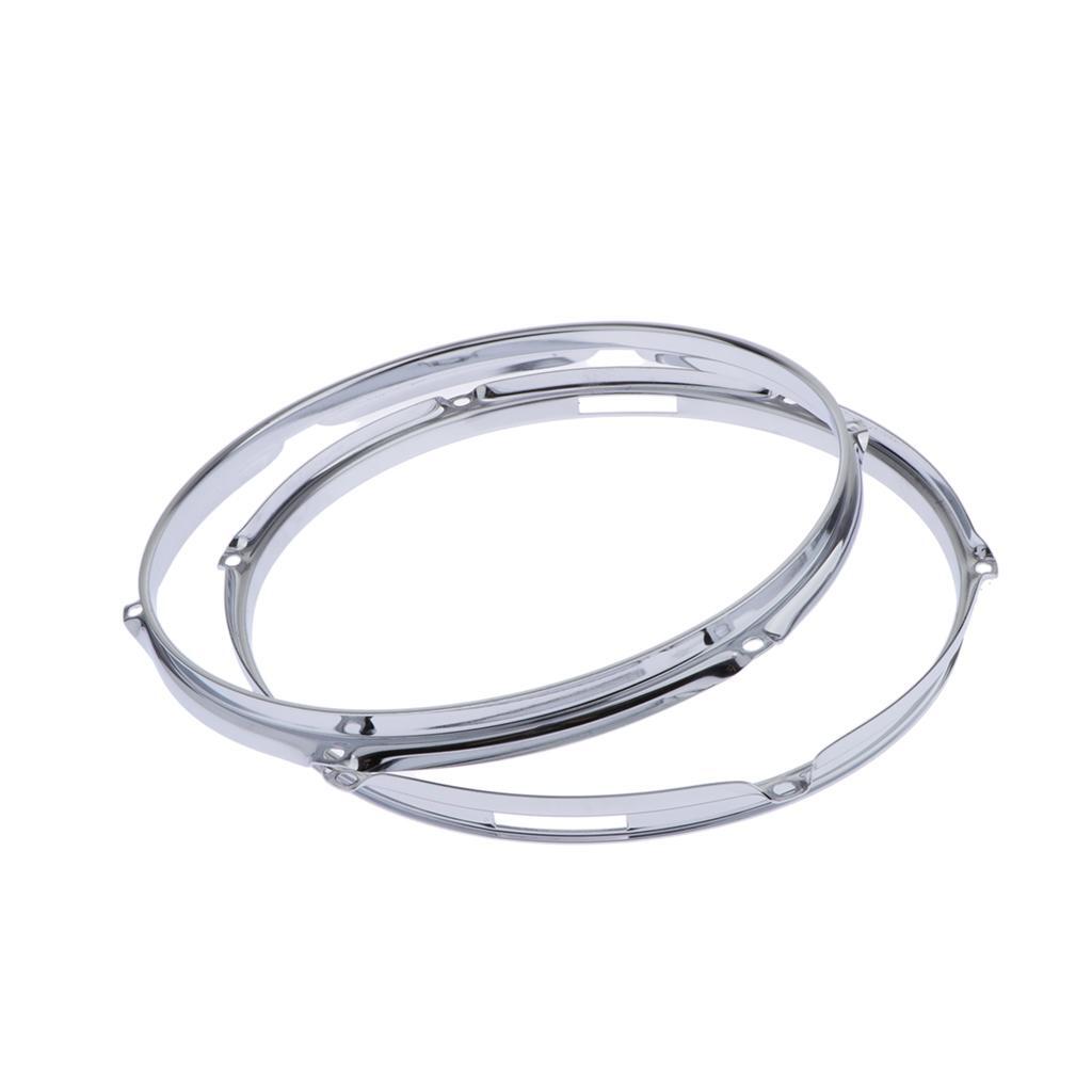 

Zinc Alloy Die Cast Snare Drum Hoops Parts Accessories 1.5mm 13inch 6 Holes