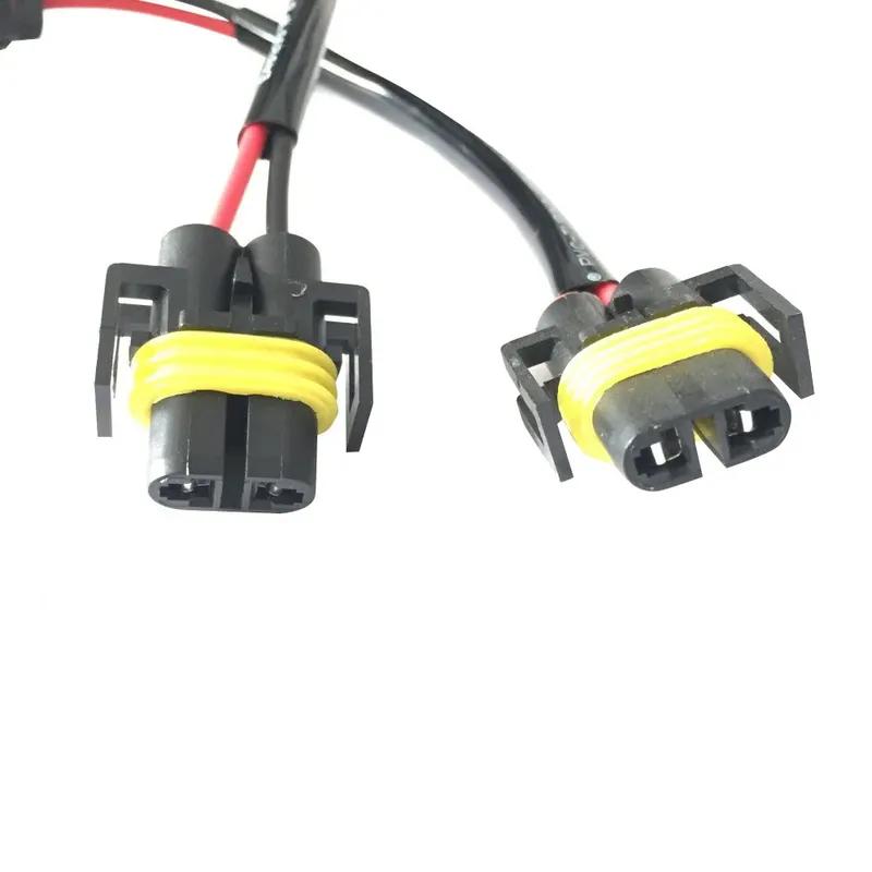 2 Pieces H11 (or H8/880/881) to H16 (or 5202/ PSX24W) Wiring Pigtail Conversion Harness Connector Wire Adapter Socket Plug Cable