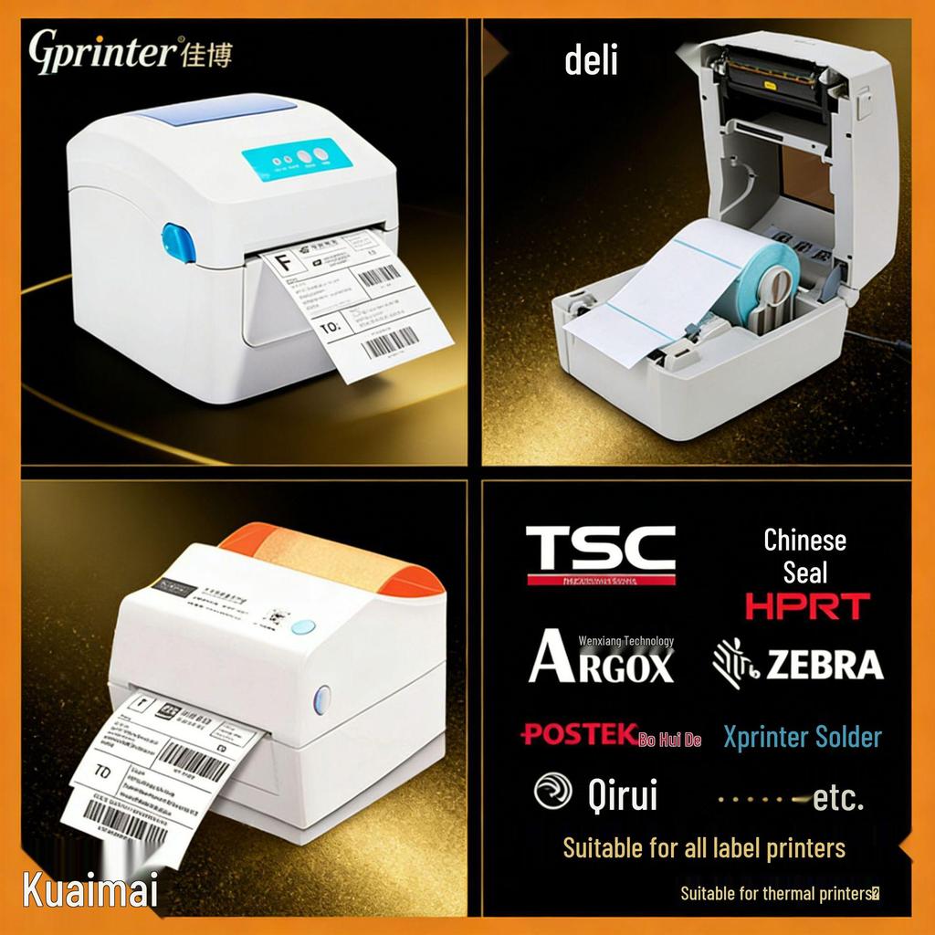 Waterproof Self-Adhesive Thermal Label Paper for ePacket Waybills, 100x150 Mm