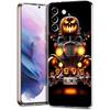 Transparente Handyhülle für Samsung Galaxy S25 S24 S23 S22 S20 S21 FE Ultra S24 S23 S10 S10E Plus Halloween-Stil Muster