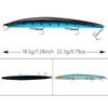18.5cm Silver/Black Carp, Bass & Mandarin Fish Floating Minnow Popper Lure - 22.3g