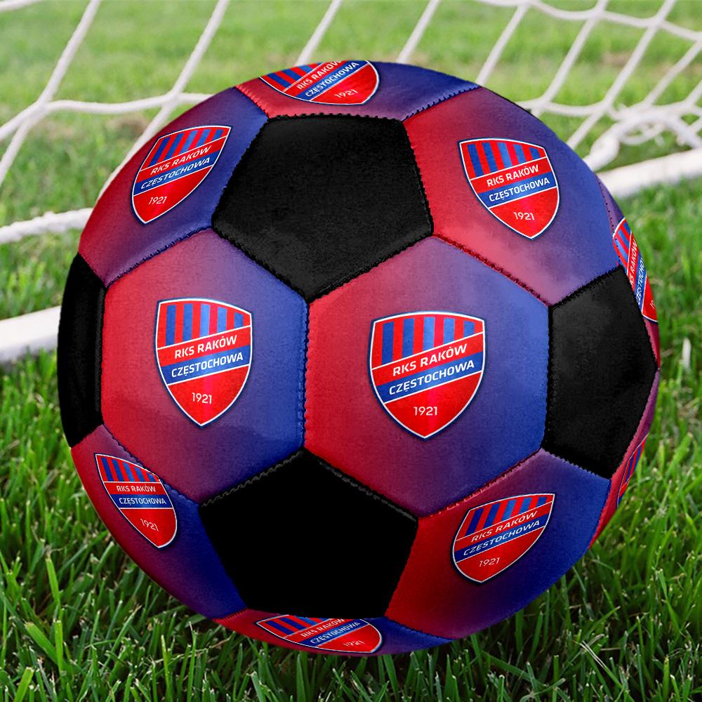 Raków Częstochowa Zaalvoetbal Kleurrijk Alle Leeftijden Maat 5 Machinaal Gestikt PVC Klaar voor Competitie Duurzaam Hoge Stuit