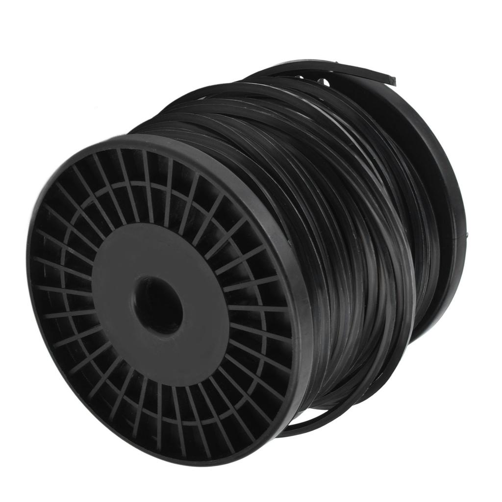 Round String Trimmer Line for 3.3mm Black High Cutting Efficiency Trimmer Line for Most Lawn Mowers Farm