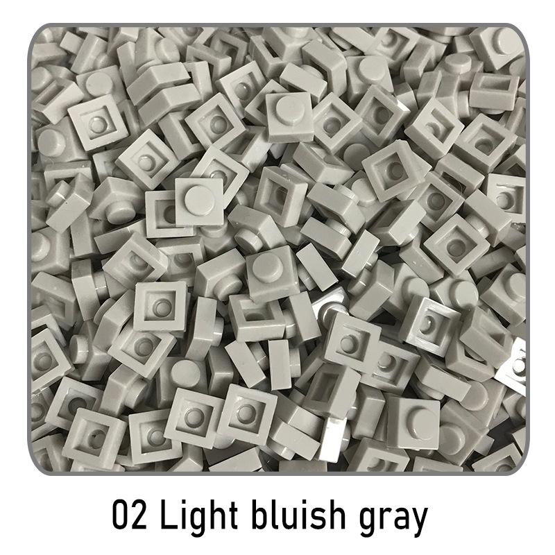 500Pcs Diy Pixel Art Building Blocks Thin Figures Bricks Compatible With 3024 1X1 Square Bricks Bulk Assemble Toys Gift For Chil