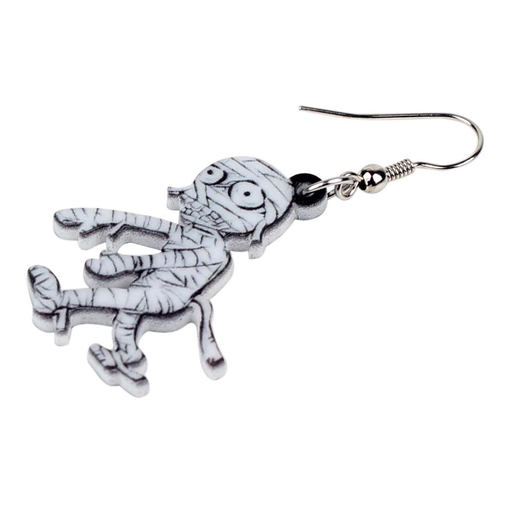 Buy Acrylic Halloween Bandage Zombie Mummy Earrings Drop Dangle Punk