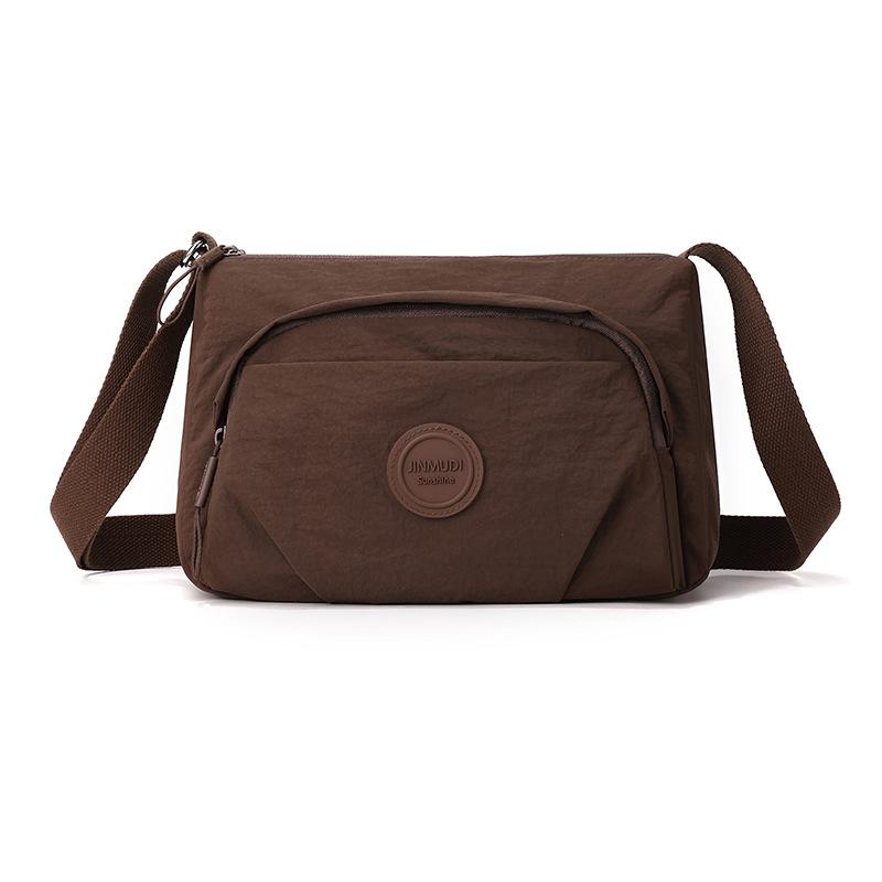 

Lightweight Waterproof Commuter Bag Women s Large Capacity Shoulder Bag кофейный