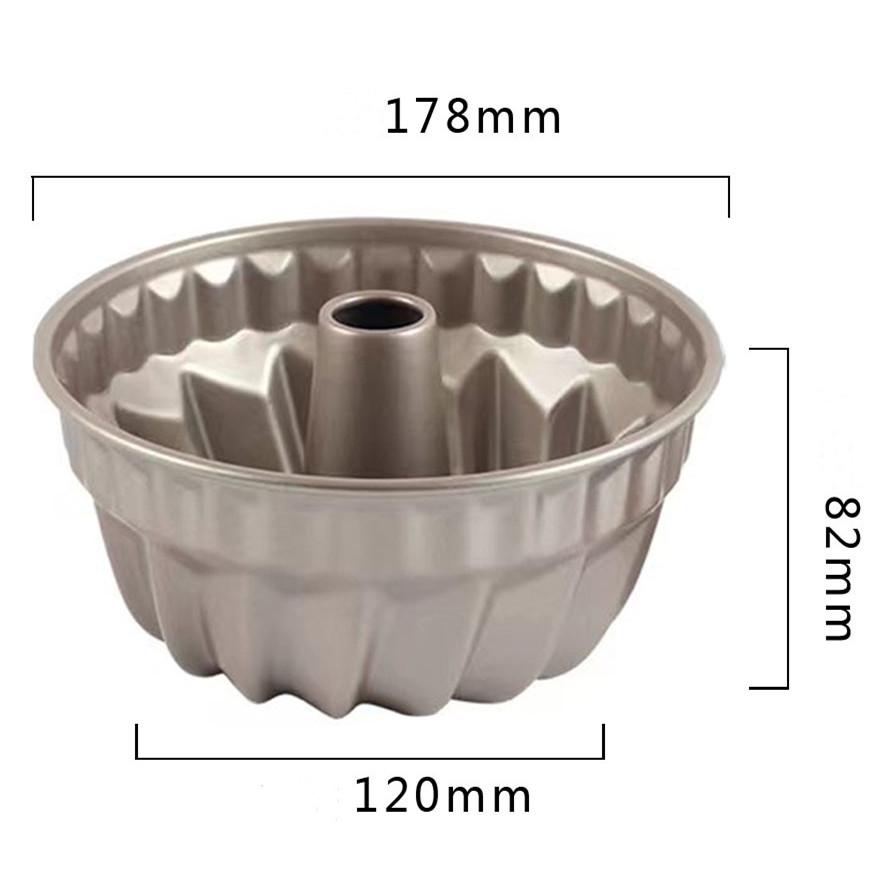 4inch 7inch Cake Pan Non-Stick Carbon Steel Bakeware Fluted Round Baking Mold for Oven Home Kitchen Reusable Easy Release
