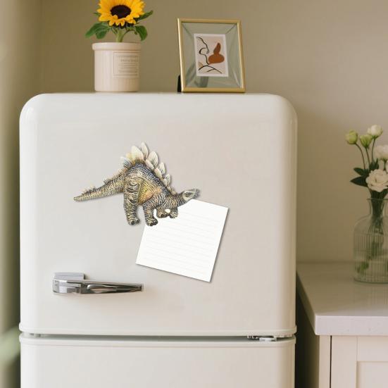 Dinosaurier Kühlschrankmagnet Foto Notizhalter Zuhause Büro Küche Whiteboard Spind Kühlschrank Prähistorisches Wesen Magnetische Dekoration