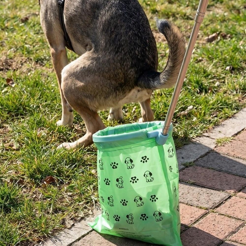 Non-Contact Dog Poop Scooper Retractable Dog Waste Picker Pet Waste Cleaner Friendly Grabber