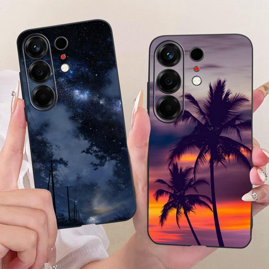 Fashion Cool Case For Tecno Camon 50 4G Soft Black Silicon TPU Back Cover For Tecno Camon50 4G CN5 Phone Cases