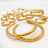 eManco Fashion Gold Size Circle Earrings Women's Jewelry Accessories Classic Stainless Steel Earrings Wholesale