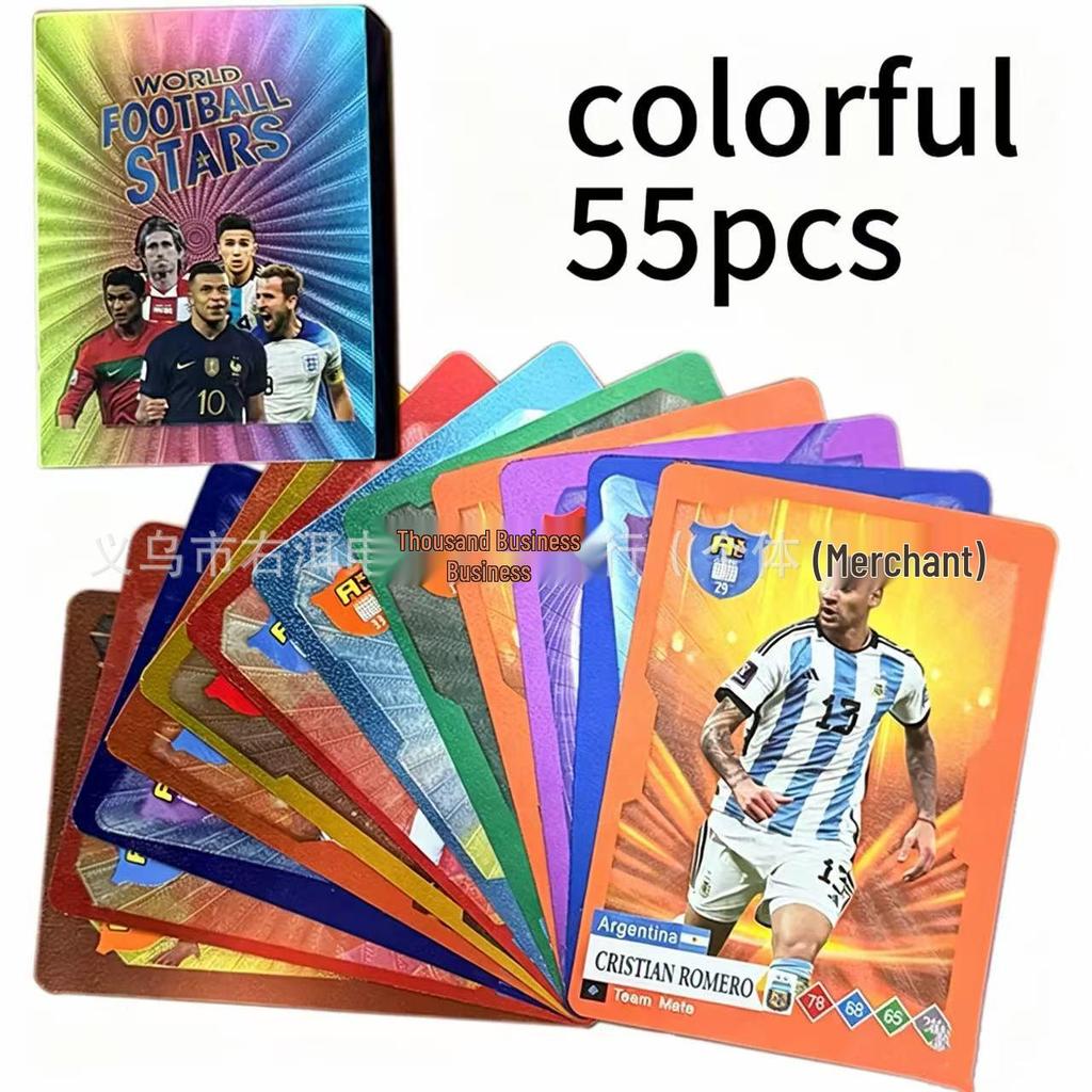 2026 World Cup Collectible Star Cards: Messi & Ronaldo in Gold Foil (55 sheets)
