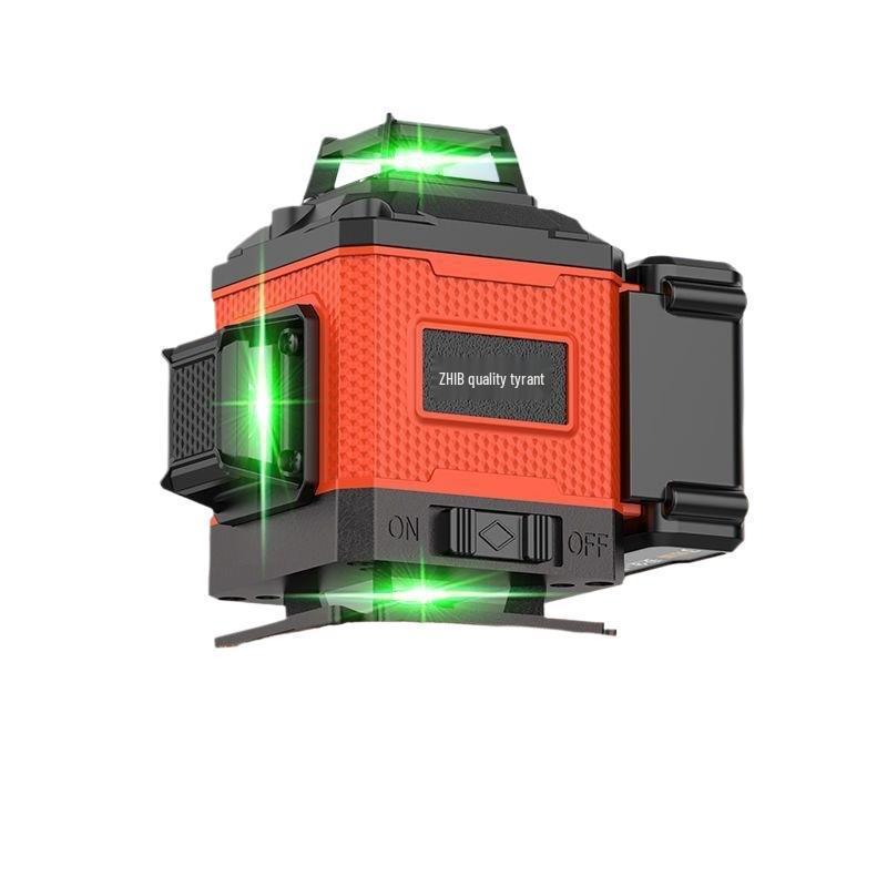 High-Precision 12-Line Outdoor Auto-Leveling Green Laser Level with Strong Light