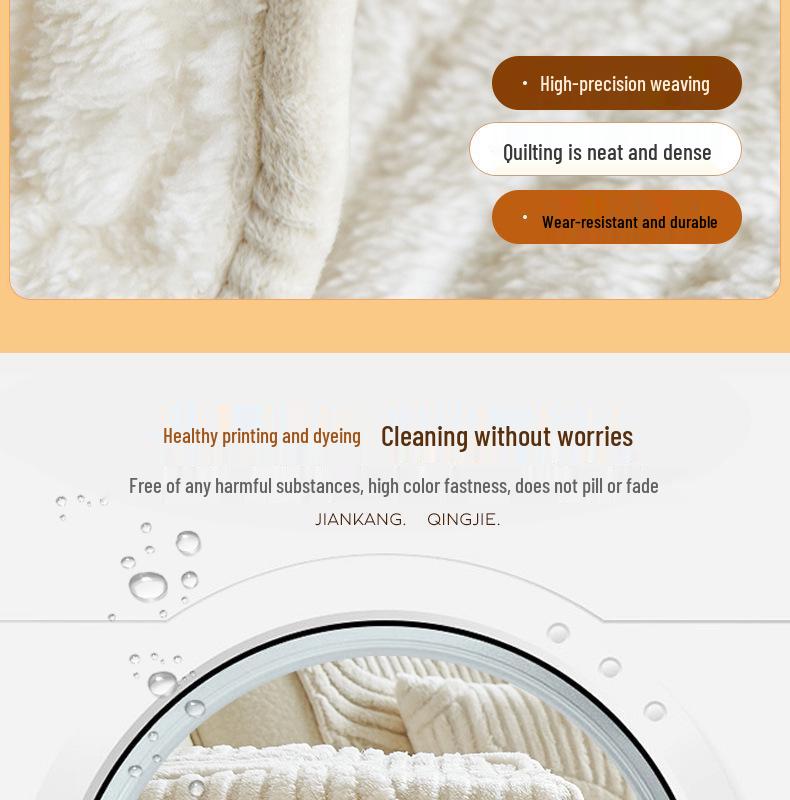 2025 New Plush Shu Cotton Velvet Sofa Cushion: Thickened, Non-Slip Cover for Autumn and Winter