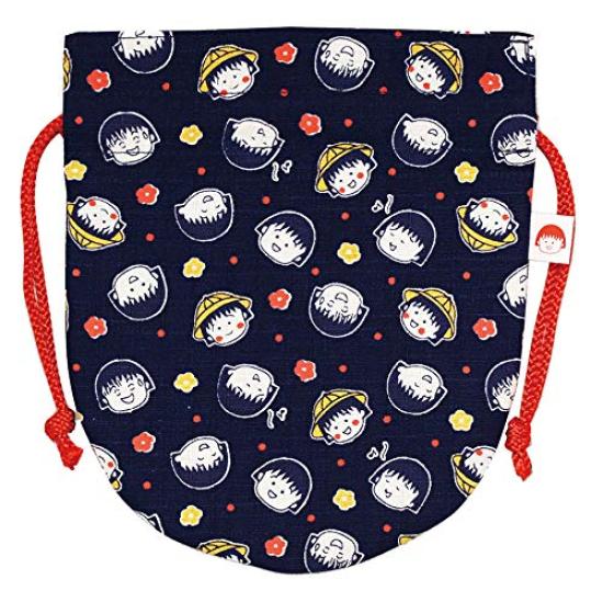 

Chibi Mini Drawstring Bag Maruko Maruko-chan Japanese-style (Original Face) CM-NT002