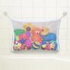 White Mesh Storage Bag Can Be Installed Over Baby Toys Bath Bathtub Doll Organizers Bag Bathroom
