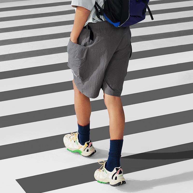 Li Ning CF Su Water-Resistant Loose Fit Casual Lace-Up Sports Shorts Women Shorts AKSU639-1