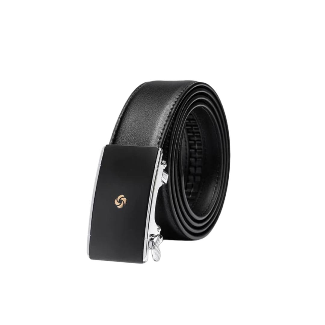 

Samsonite Men s Leather Belt, High-End Cowhide Automatic Buckle Belt, TK2 Black чорний