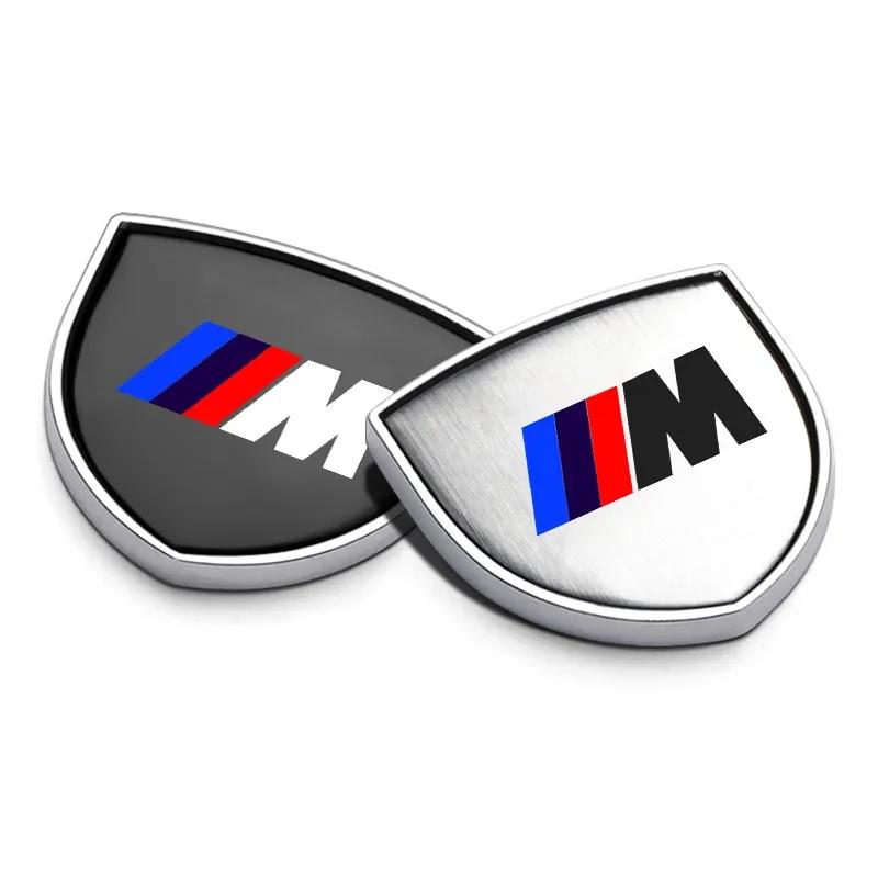 Car Metal Sticker Custom Shield Car Rear Trunk Shield Emblem Badge Sticker For BMW M Performance 1 3 5 7 Series M3 M4 M5 M6 X1