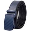 Mens Leather Ratchet Belt with Automatic Buckle, Adjustable Belt(35MM)