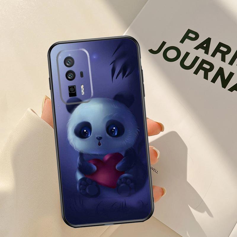 Panda Cute Case For Xiaomi 14 15 Ultra 13T 14T 15T Pro 17 Pro Max POCO X7 Pro X3 X5 X6 F5 F6 F7 F8 Coque