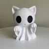 Mini Kitty Puppy Ghost Statue Creative 3D Printed Decorations  Halloween Party
