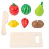 Children's Toys, Wooden Imitation, Vegetable and Fruit Cutting Set, Baby Kitchen, Educational Early Education, Pretend Play Toys